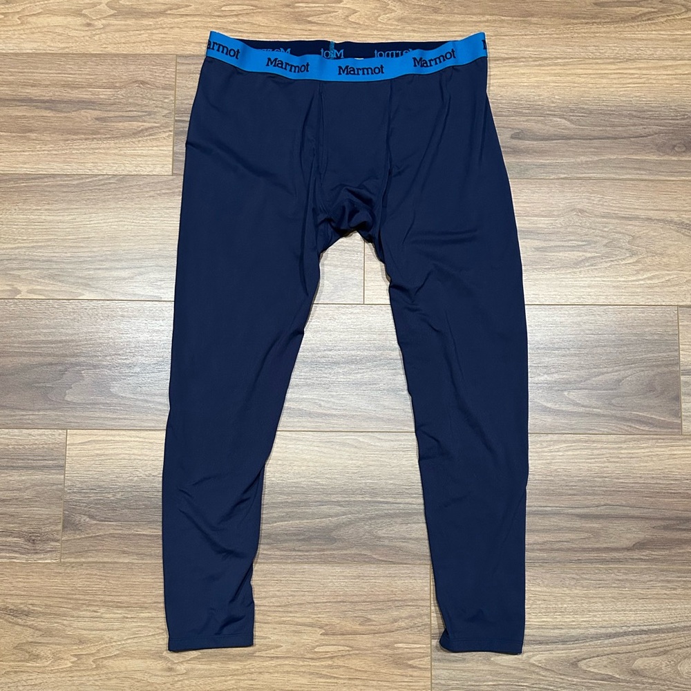 Marmot Polartec Baselayer Tight Legging Pant in Blue Size XL